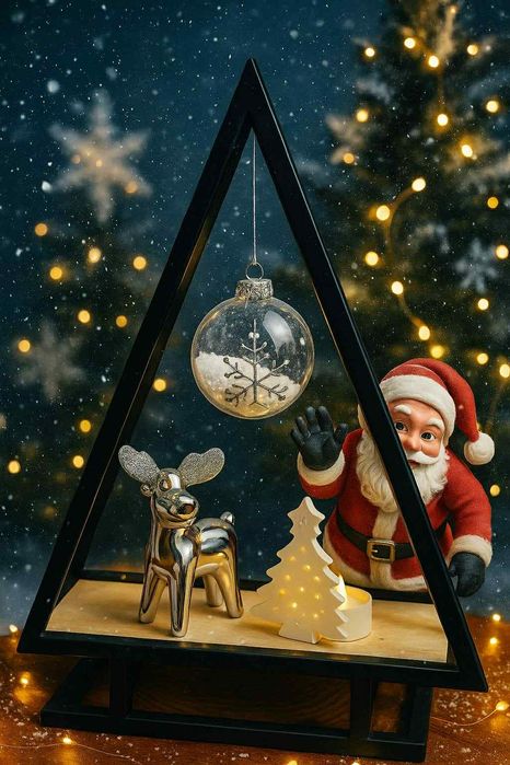 Nowoczesne dekoracyjne choinki świąteczne