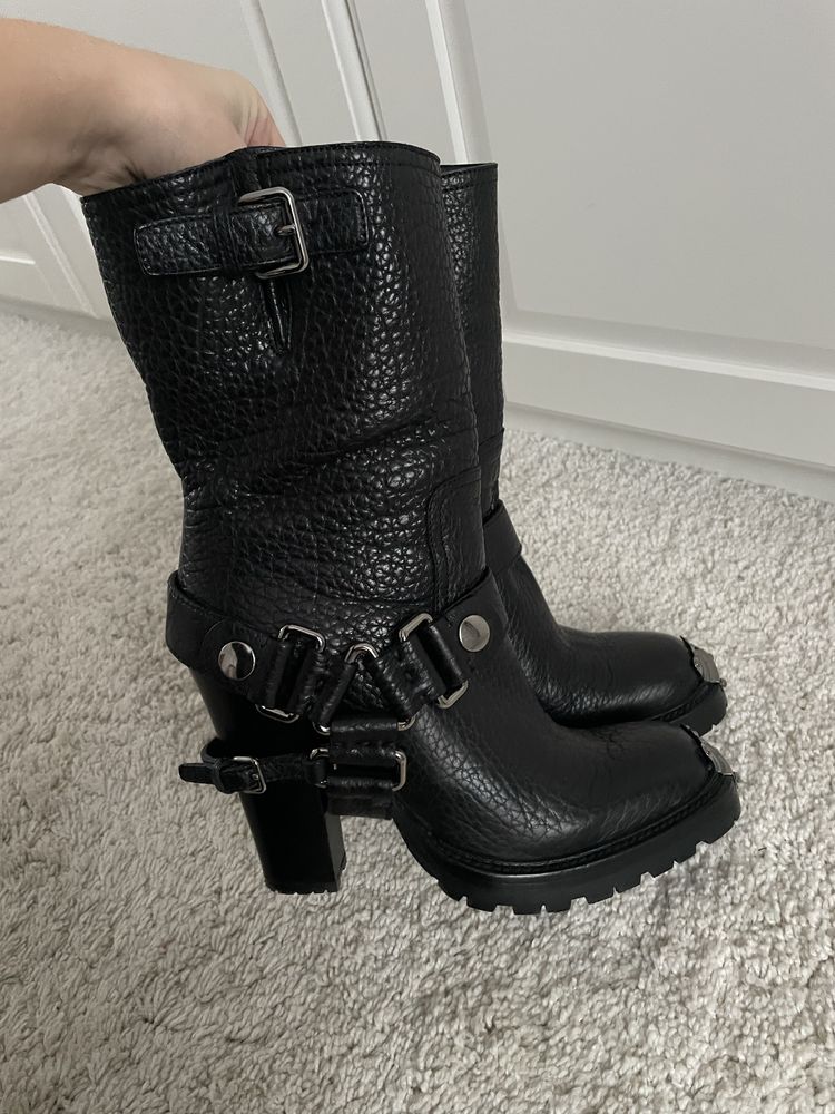 Botki kowbojki biker Miu Miu 39 jak nowe