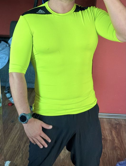 Męska koszulka treningowa ADIDAS TECHFIT Compression Kompresyjna roz M