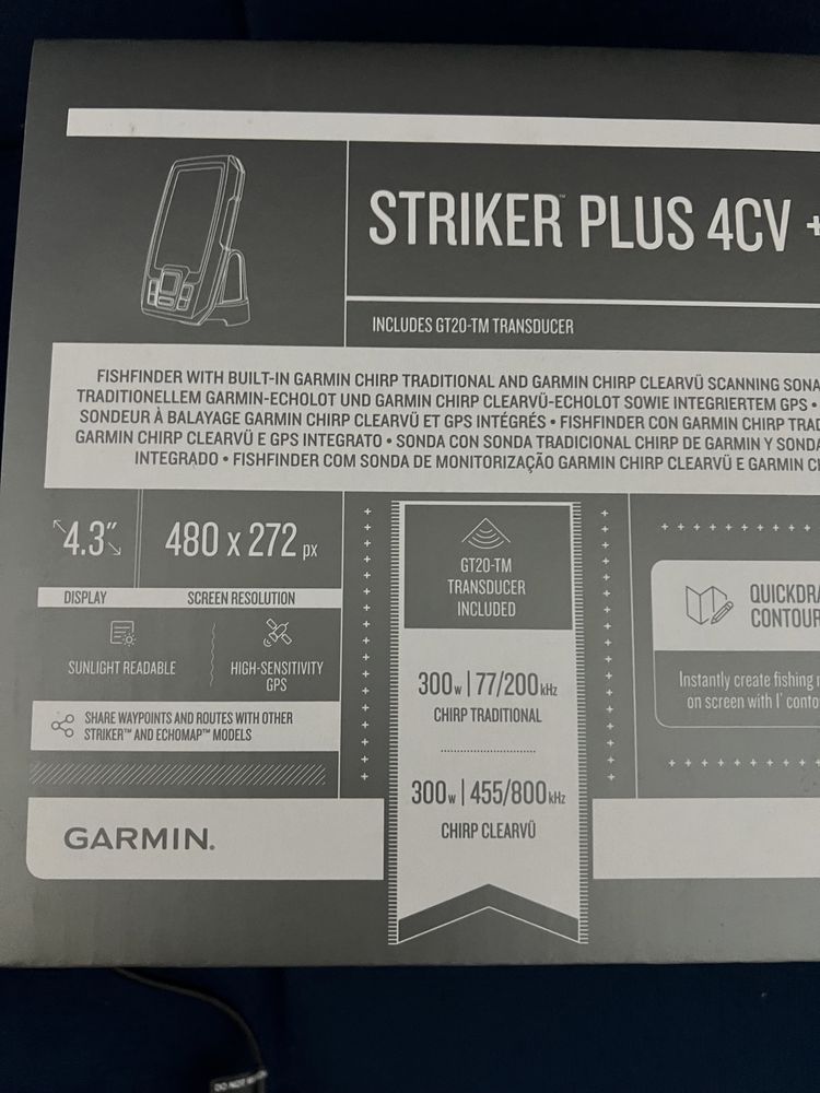 Echosonda garmin striker 4cv echo sonda