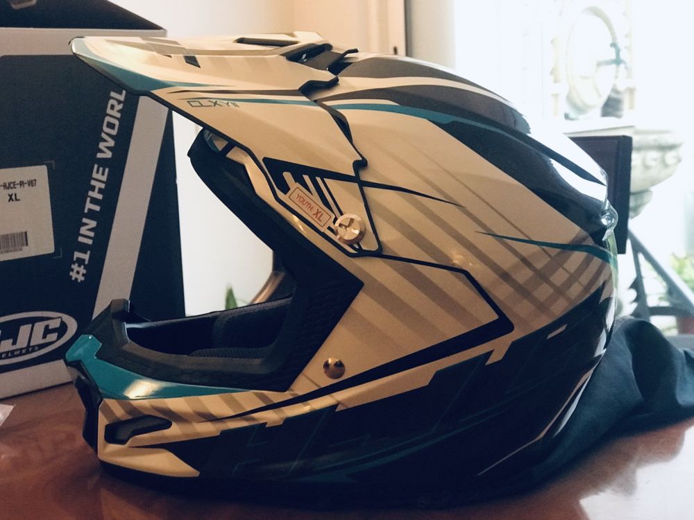 Capacete de moto para criança como novo