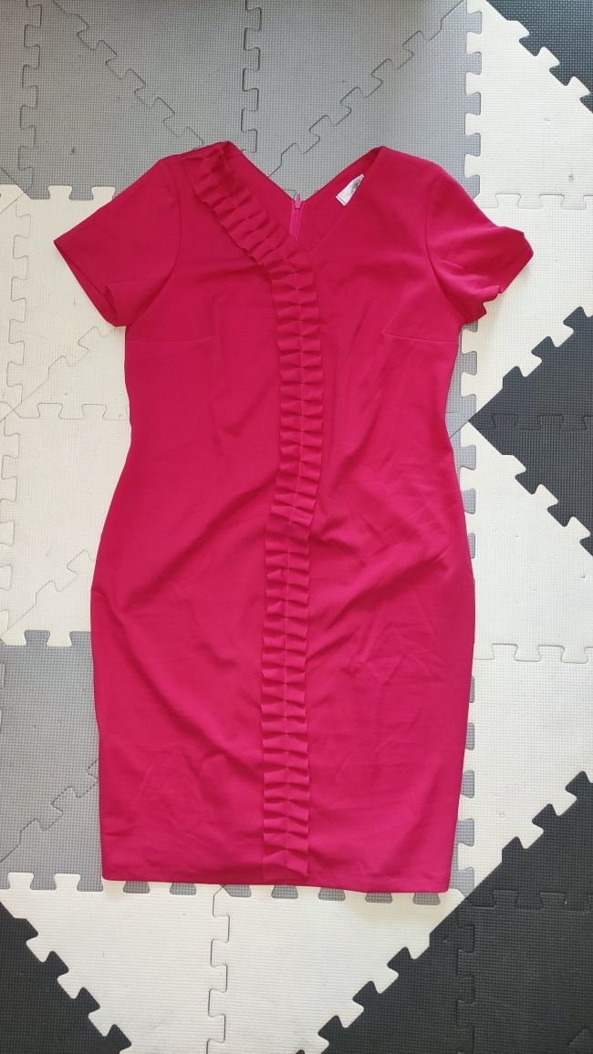 Nowa różowa ołówkowa sukienka damska rozmiar 42