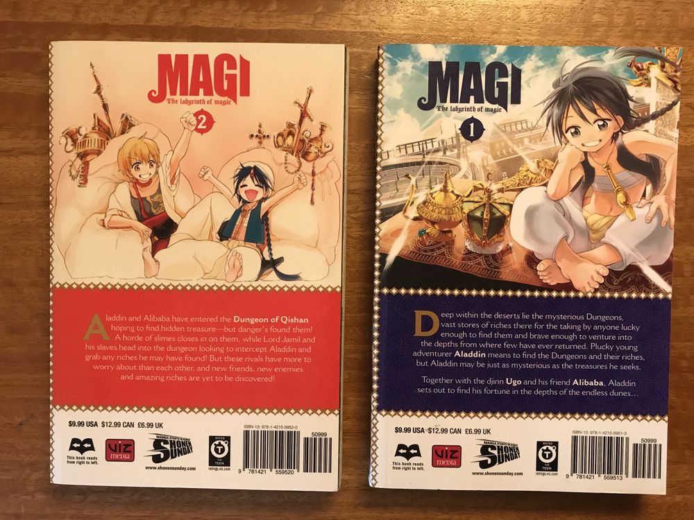 Magi: the Labyrinth of Magic vol 3 4 5