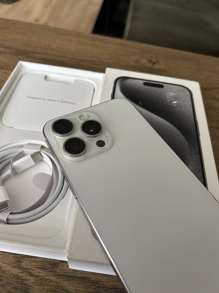 Iphone Aplle 15 Pro Max 256GB*Bat88%/Komplet/A3106/Szkło/Titanium!