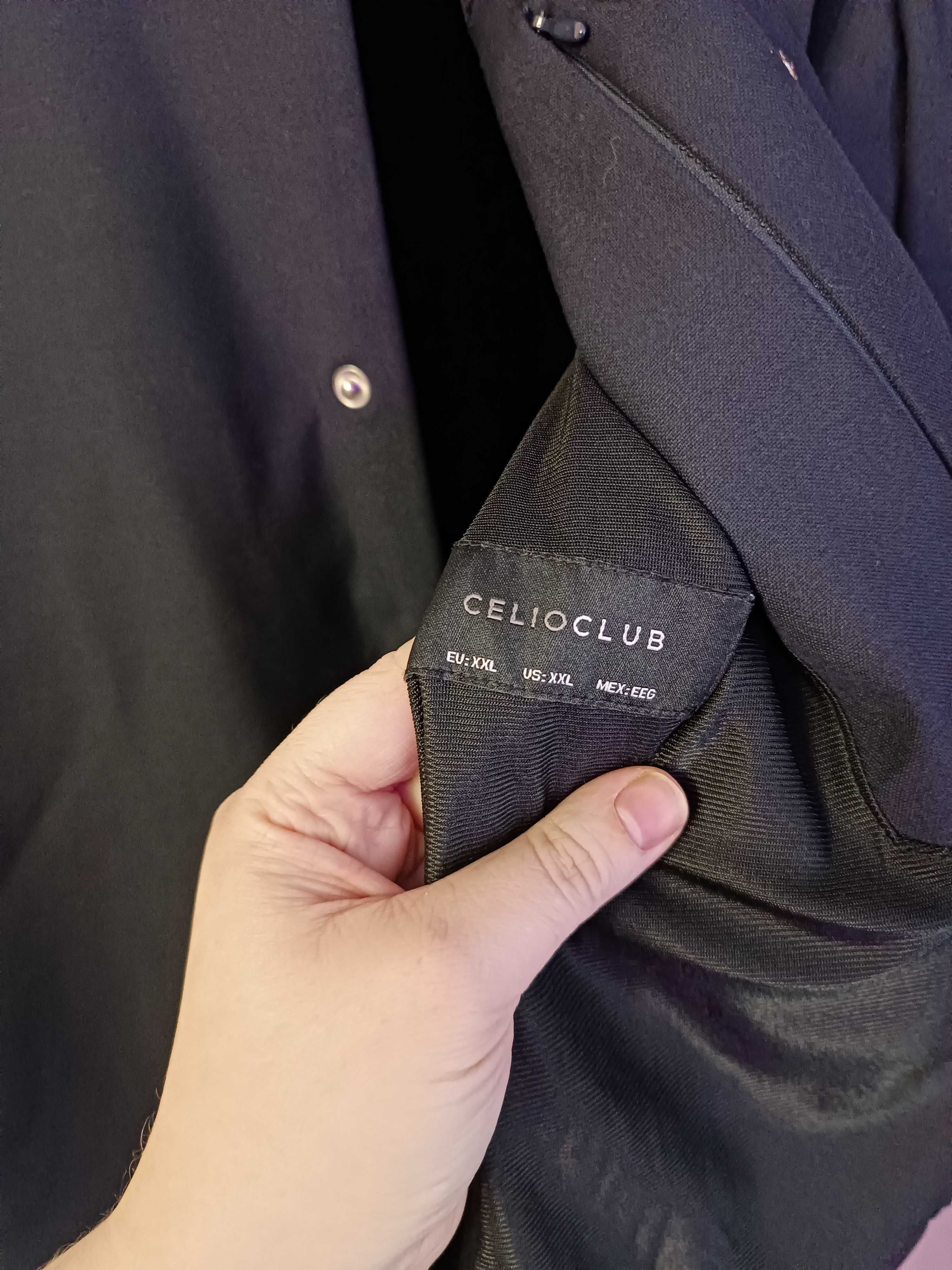 Męska granatowa wierzchnia koszula XXL Celio Club