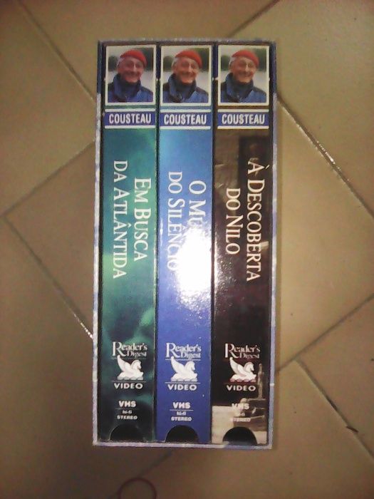 Cassetes Video Comandante Cousteau