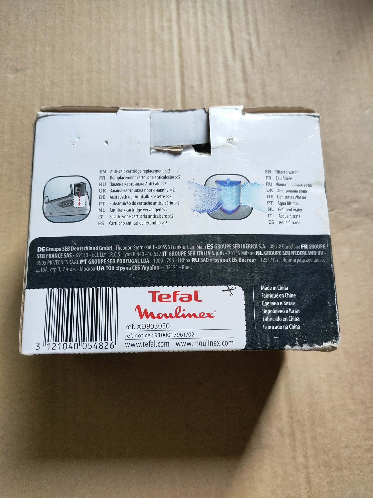 Wkład odkamieniający Tefal XD9030E0 do stacji pary
