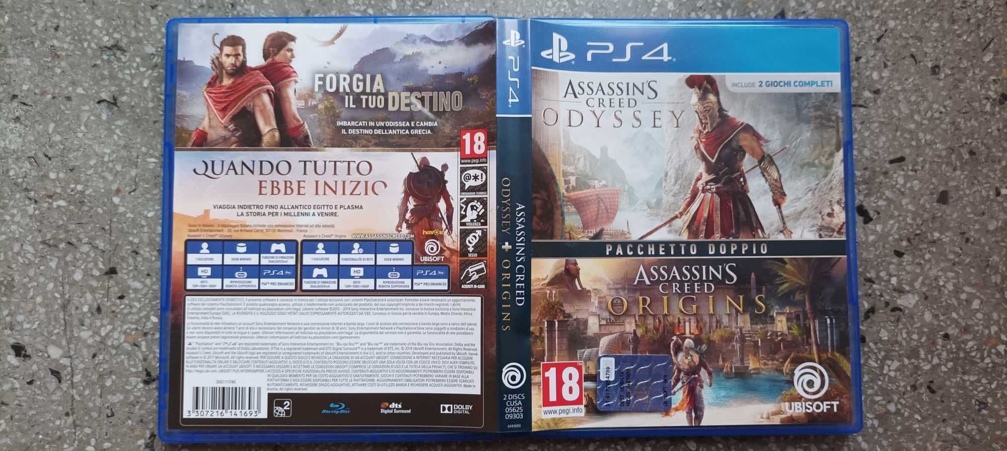 Assassin's Creed Origins & Odyssey Double Pack PS4