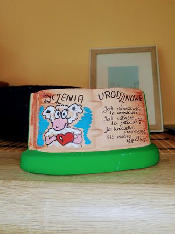 Skarbonka „Księga Życzeń Urodzinowych” prezent