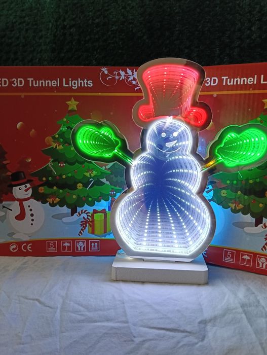 Bałwanek LED z lustrem nieskończoności