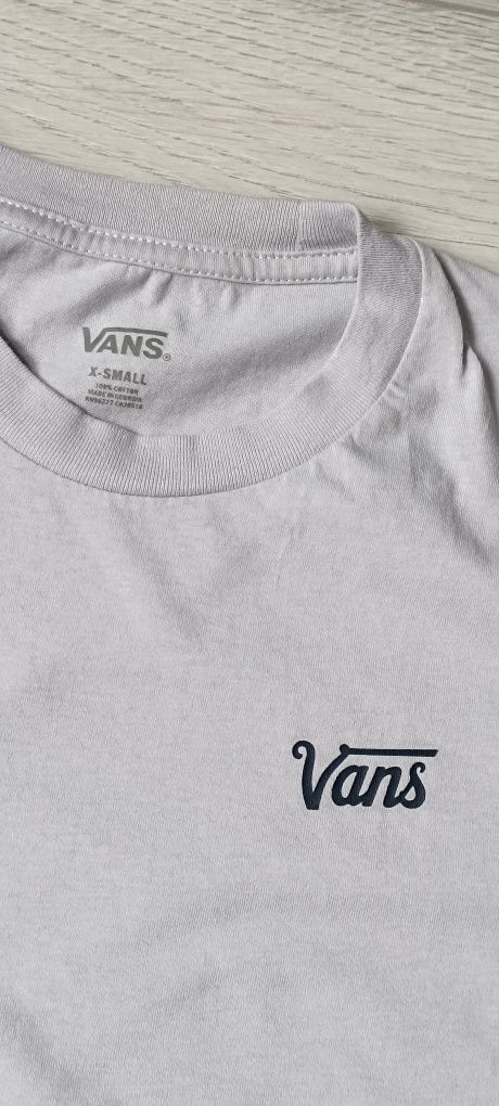 Vans Koszulka T-shirt 100% Bawełna Jasnoszara rozmiar XS