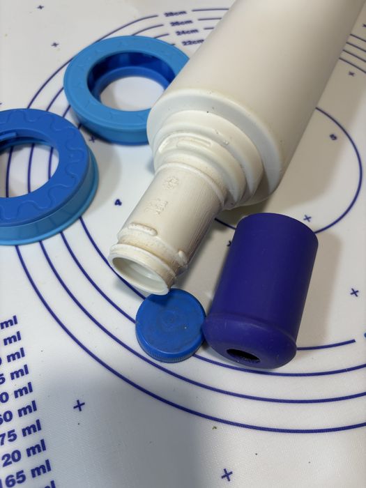 Набор скалка с кольцами насадками + подложка синяя Tupperware Тапервер