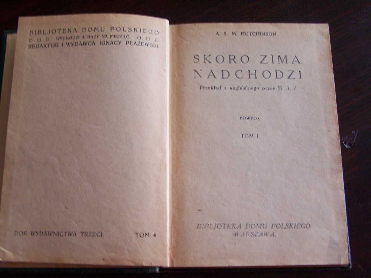 Skoro zima nadchodzi-A.S.M. Hutchinson