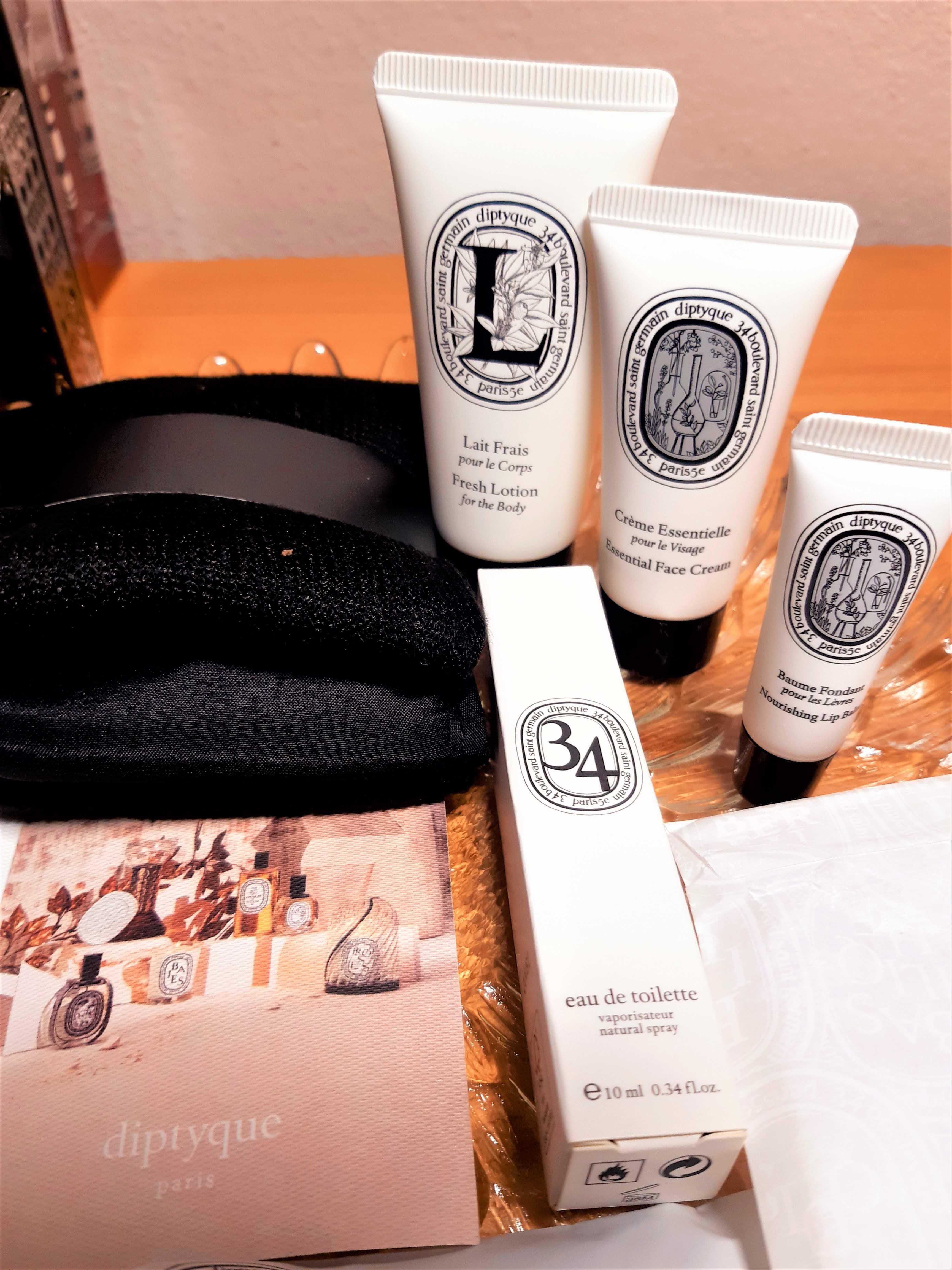 Diptyque zestaw kosmetyczny, 34 boulevard edt, kosmetyczka