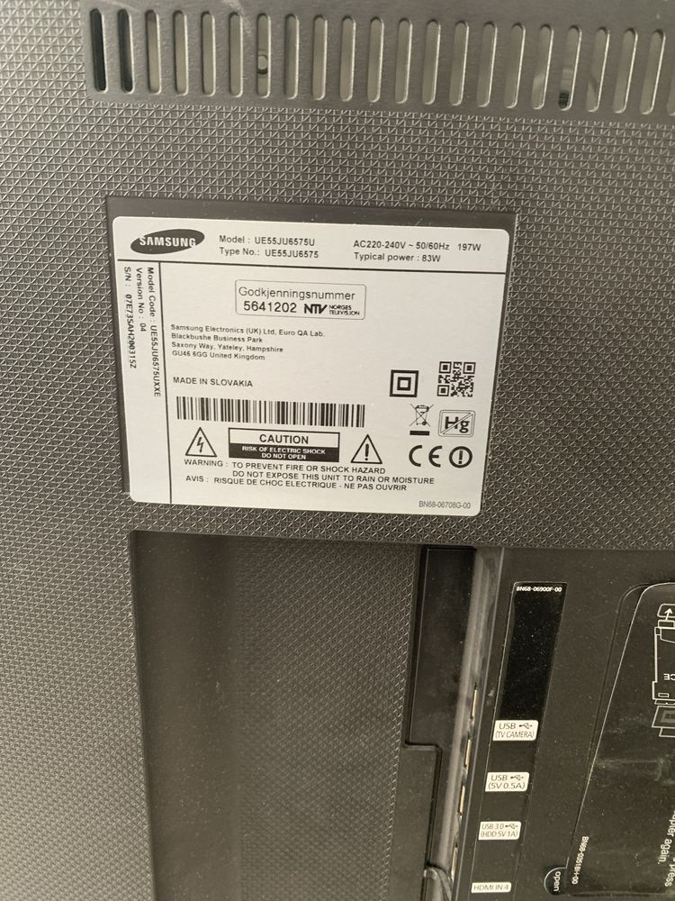 Samsung UE55JU6575U