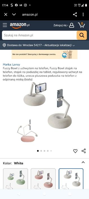 Uchwyt na telefon