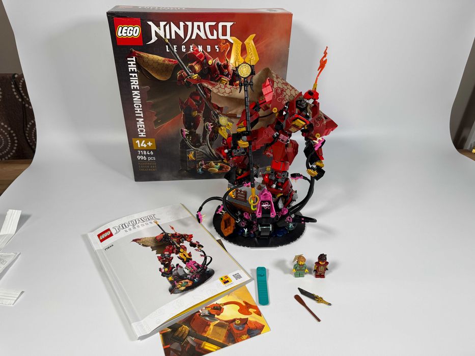 LEGO NINJAGO Вартовий дракон 71847, Робот Вогняного Лицаря 71846