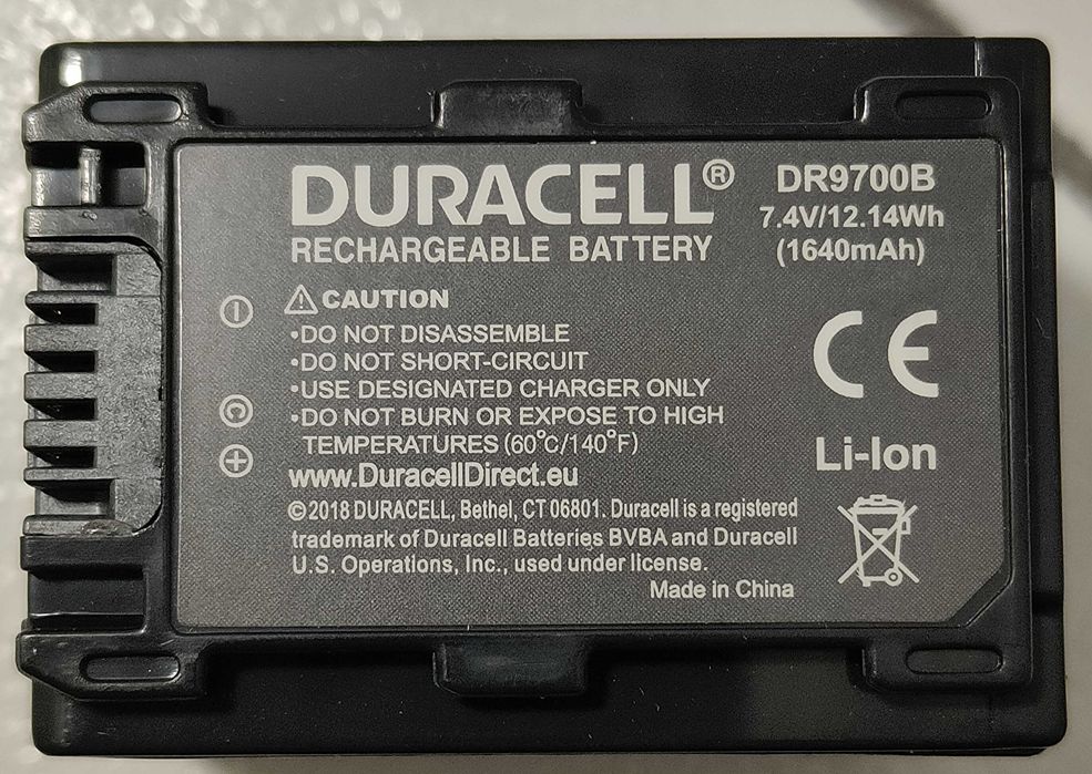 Akumulator Duracell do kamery 7.4v 1640mAh DR9700B