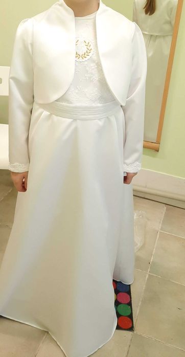 sukienka komunijna na wzrost około 140cm