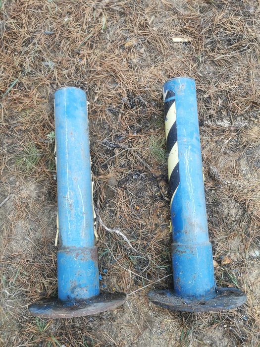 Słupek ochronny, ostrzegawczy, parkingowy, stalowy