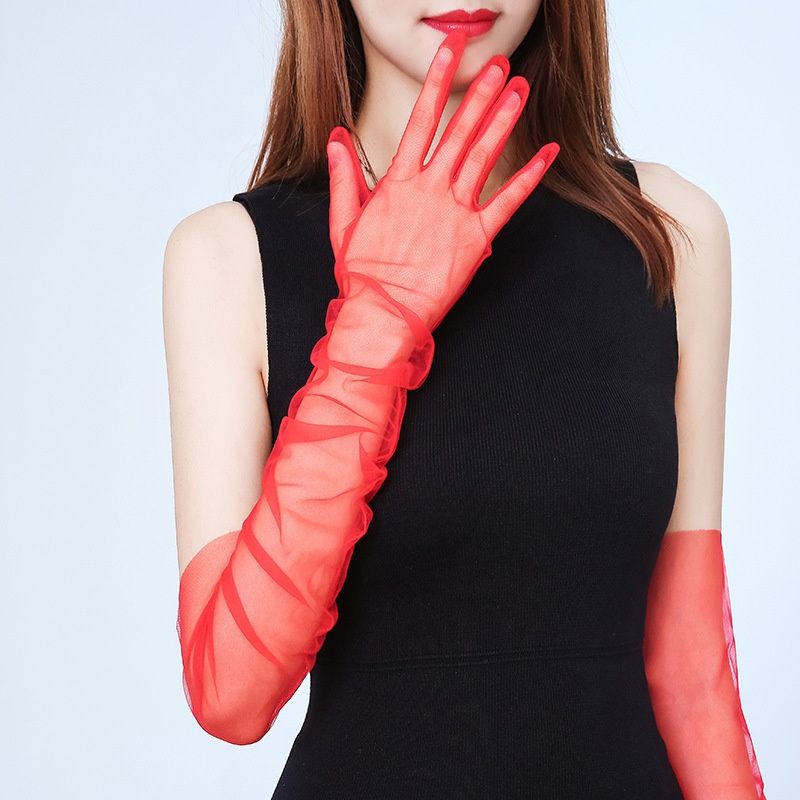 Фатинові рукавички, рукавички з фатину прозорі сіточка, для фотосесії