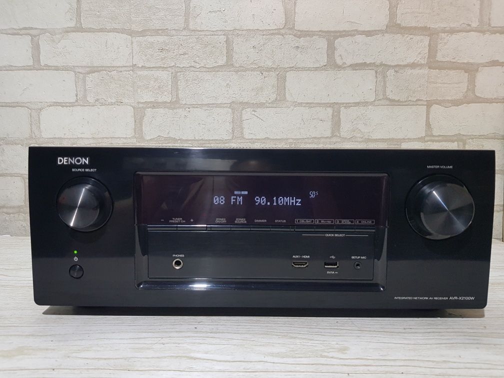 Пульт!7.2 AV ресивер Denon AVR-X2100+1 WiFi Bluetooth HDMI AirP