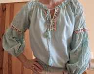 Śliczna bluzka w stylu boho nowa