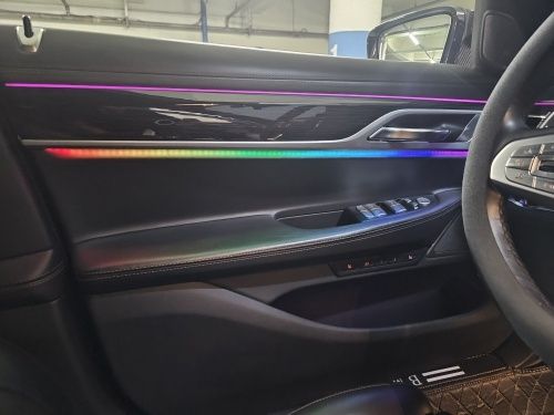 Ambient підсвітка салону авто 2v1  для торпеди