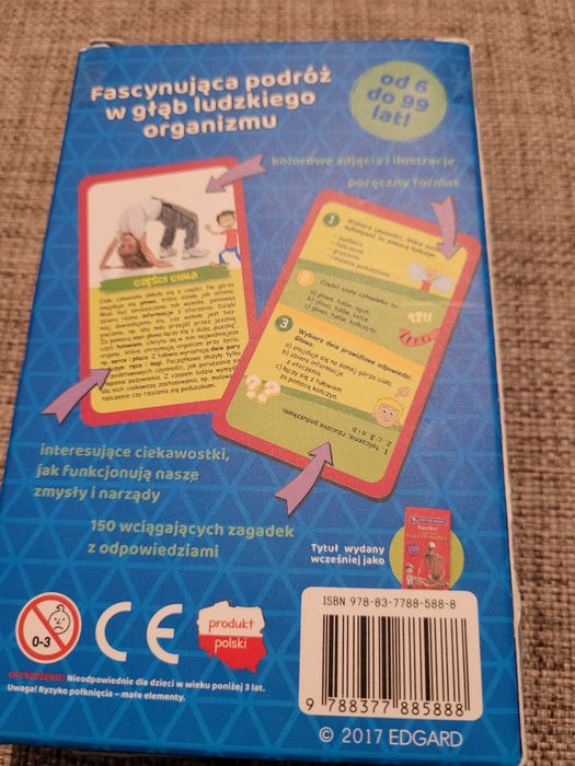 NOWE Ciało człowieka Super quiz 6+