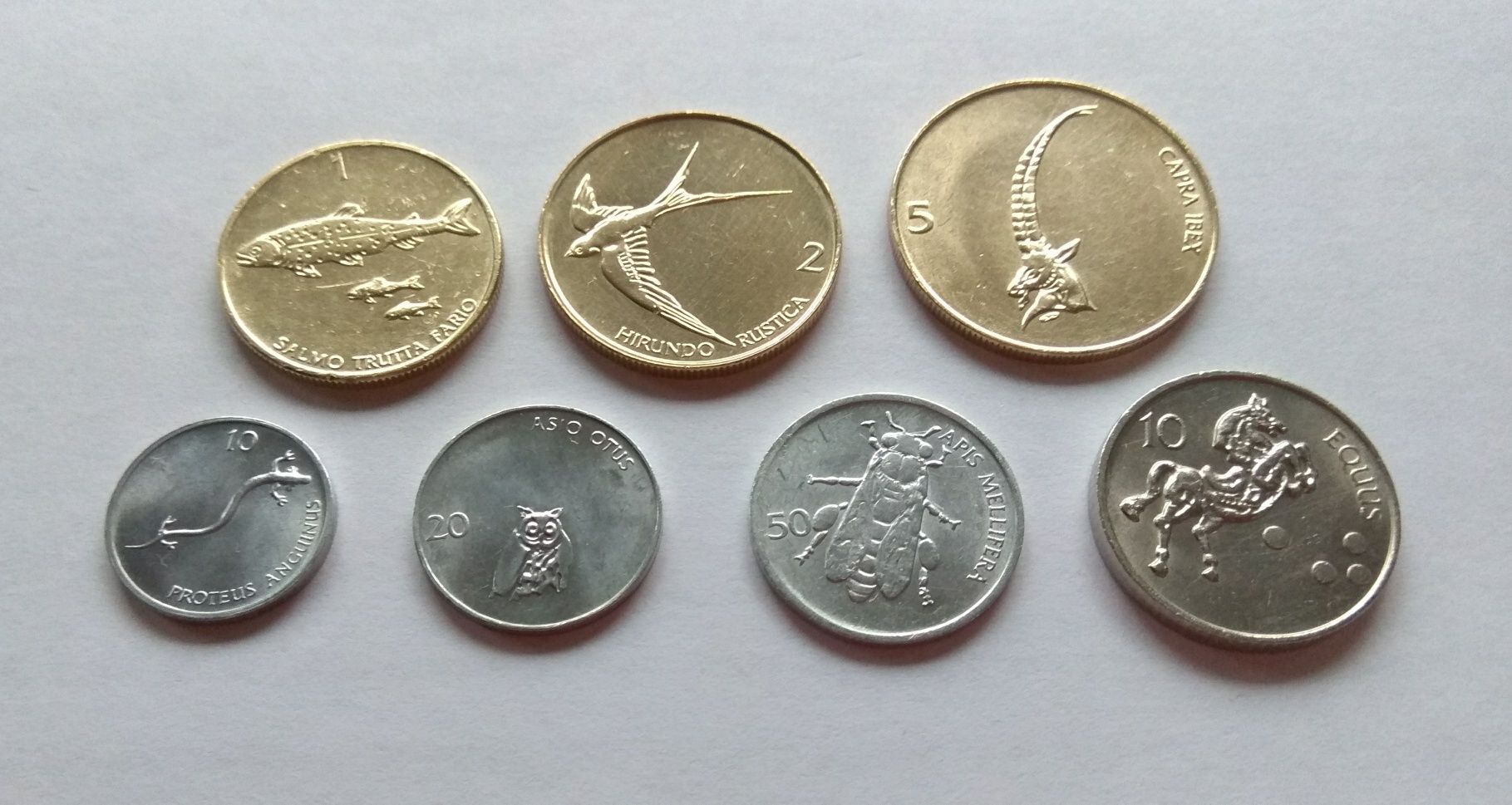 Монеты Словения 1993 - 2004