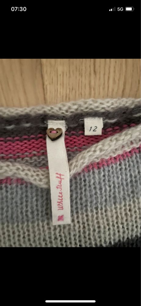 Moherowy długi sweter r M/L