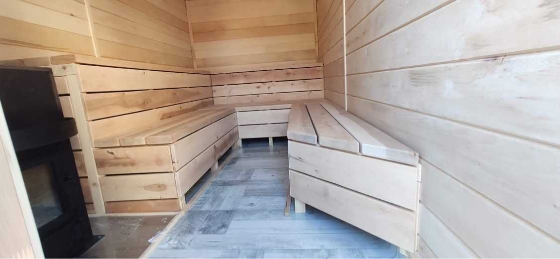 Sauna mobilna opalana drewnem na IVECO Daily 35C15