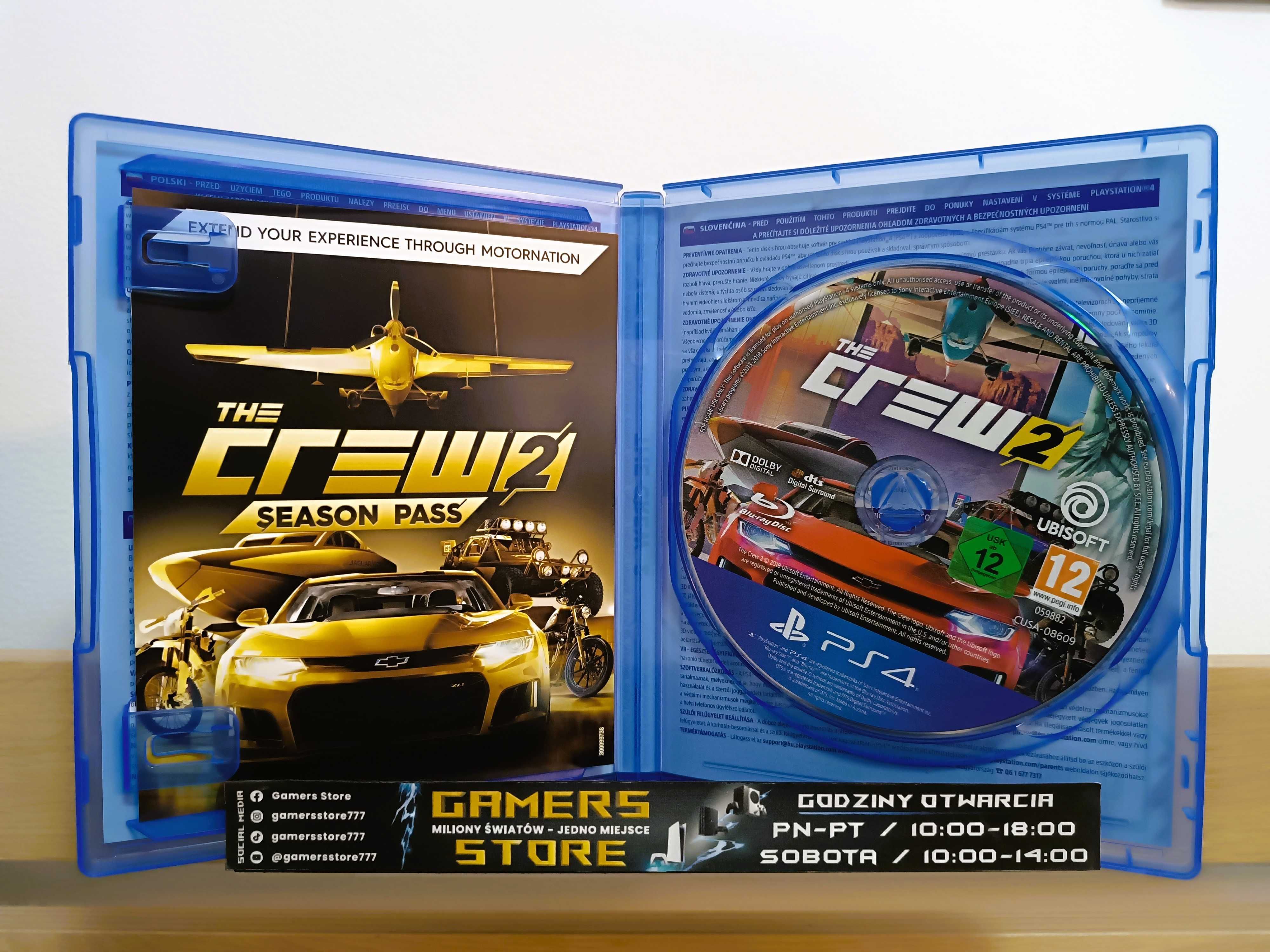 The Crew 2 - PlayStation 4 - Gamers Store -WYŚCIGI SAMOCHODOWE