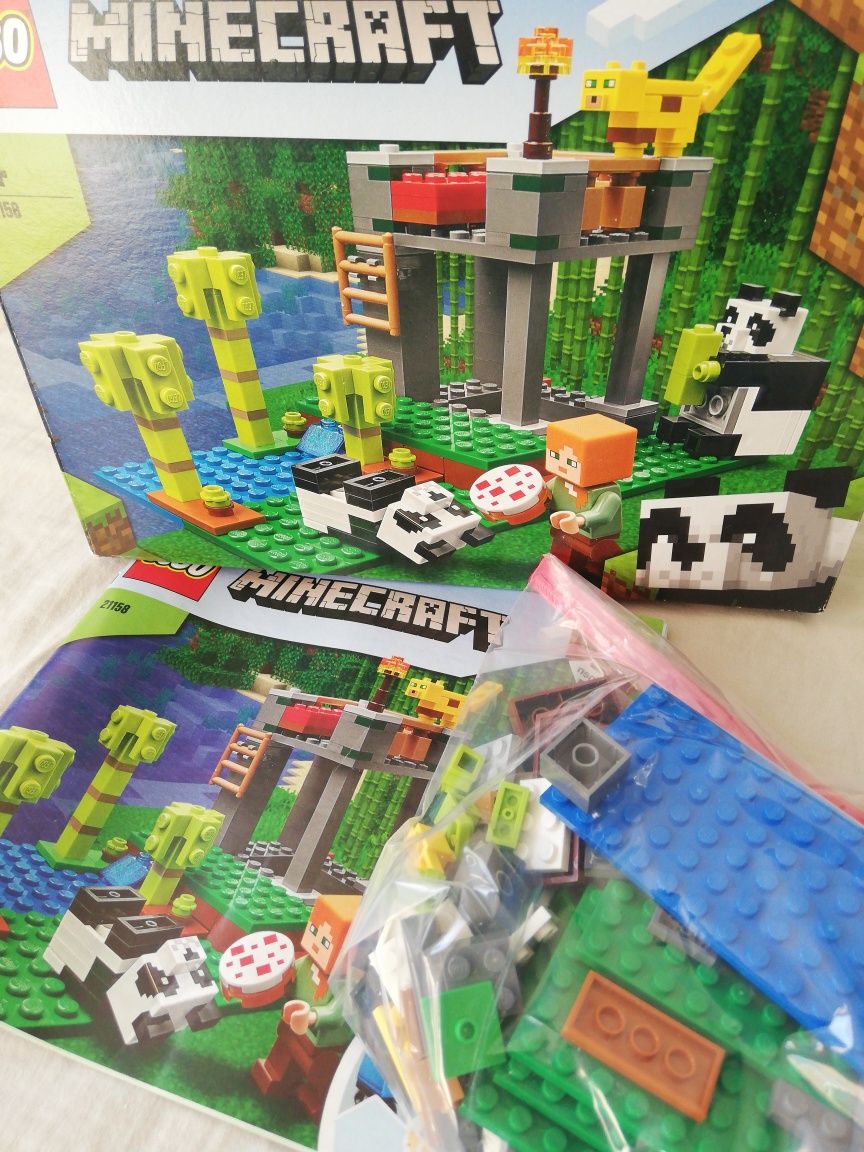 Lego Minecraft 21158 komplet z oryginalnym pudełkiem i instrukcja.