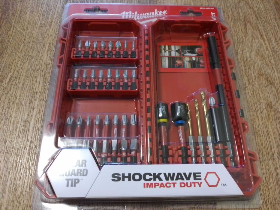 Набір біт SHOCKWAVE PACKOUT MILWAUKEE, (40шт) / 4932492004