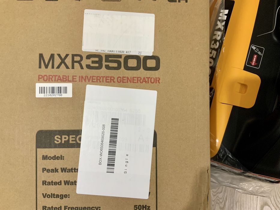 Генератор MXR 3500 інверторний, бензин, тихий.