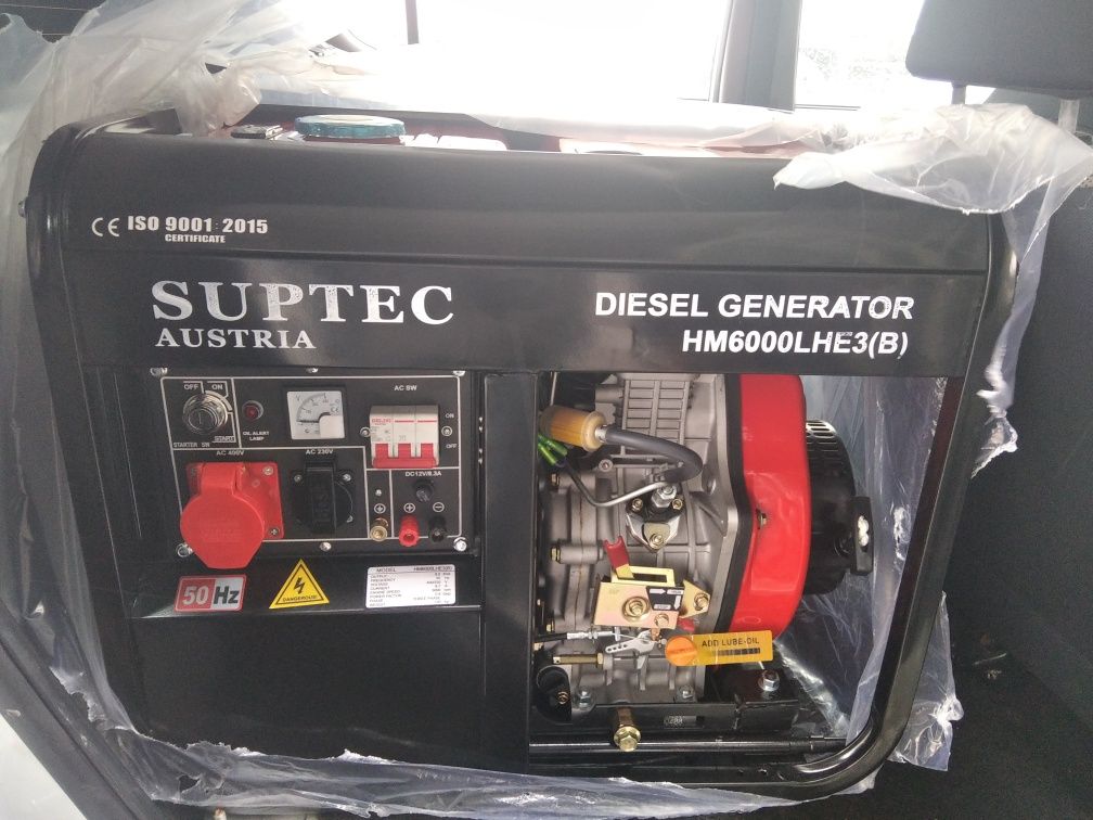 Дизельные генераторы SUPTEC HM6000LHE3(B) 6.5 KVA