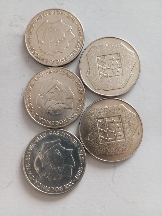 Monety Srebrne 200zl z PRL dwa zestawy