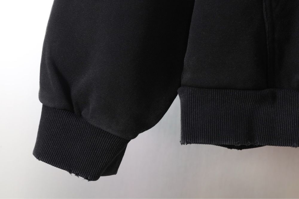 Balenciaga худи черное оверсайз мужское унисекс оригинал