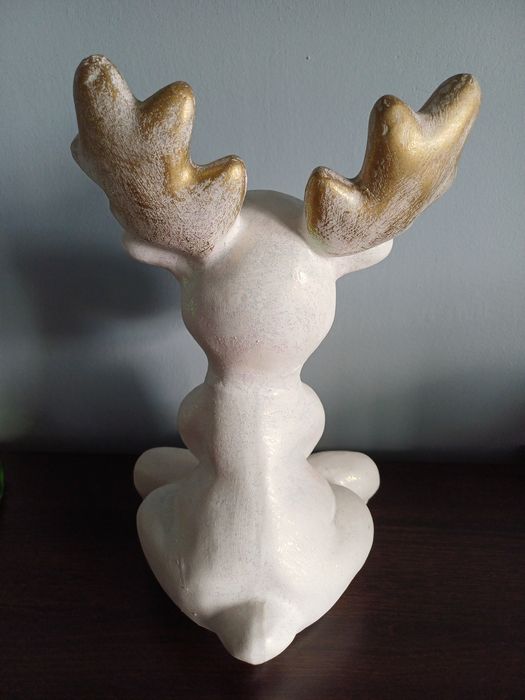 Łoś figurka ceramiczna wysokość 34 cm