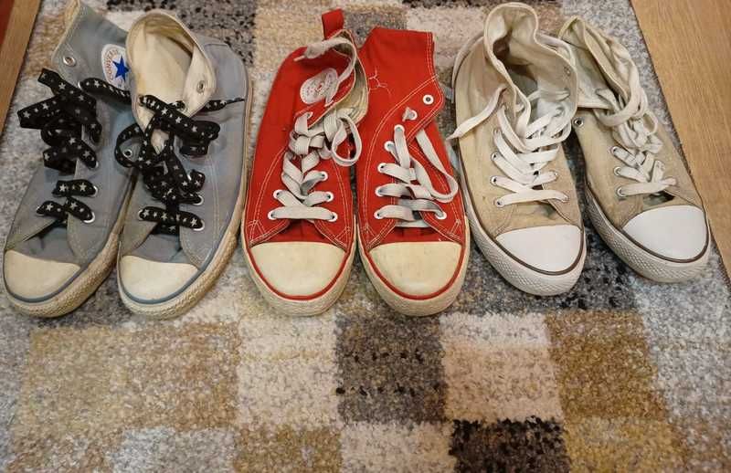 4 Pary Butów trampek Tenisówki Buty damskie Converse McArthur