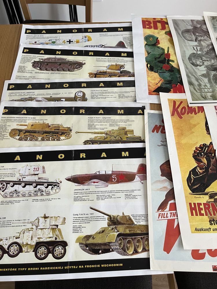 Plakaty propagandowe z serii gazeta wojenna