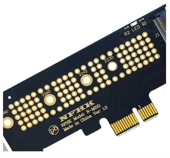 Karta konwertera NFHK N-M2X1. Adapter. Gnizado PCIE karty graficznej