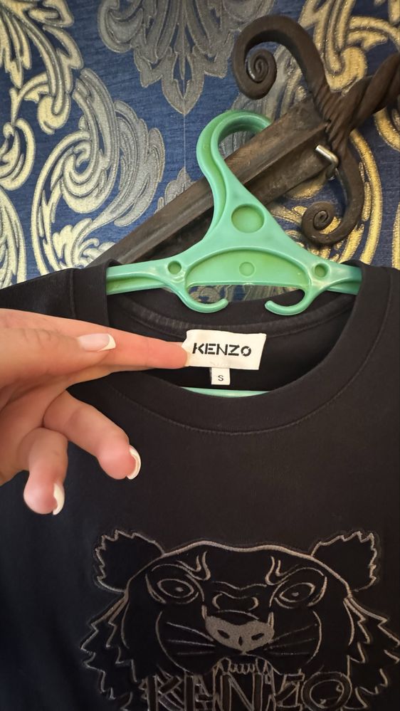 Футболка KENZO чорна розмір S-М унісекс