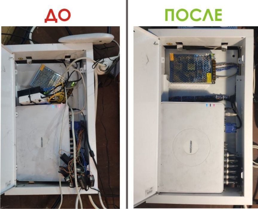 Установка видеонаблюдения, сигнализации и контроля доступа с гарантией