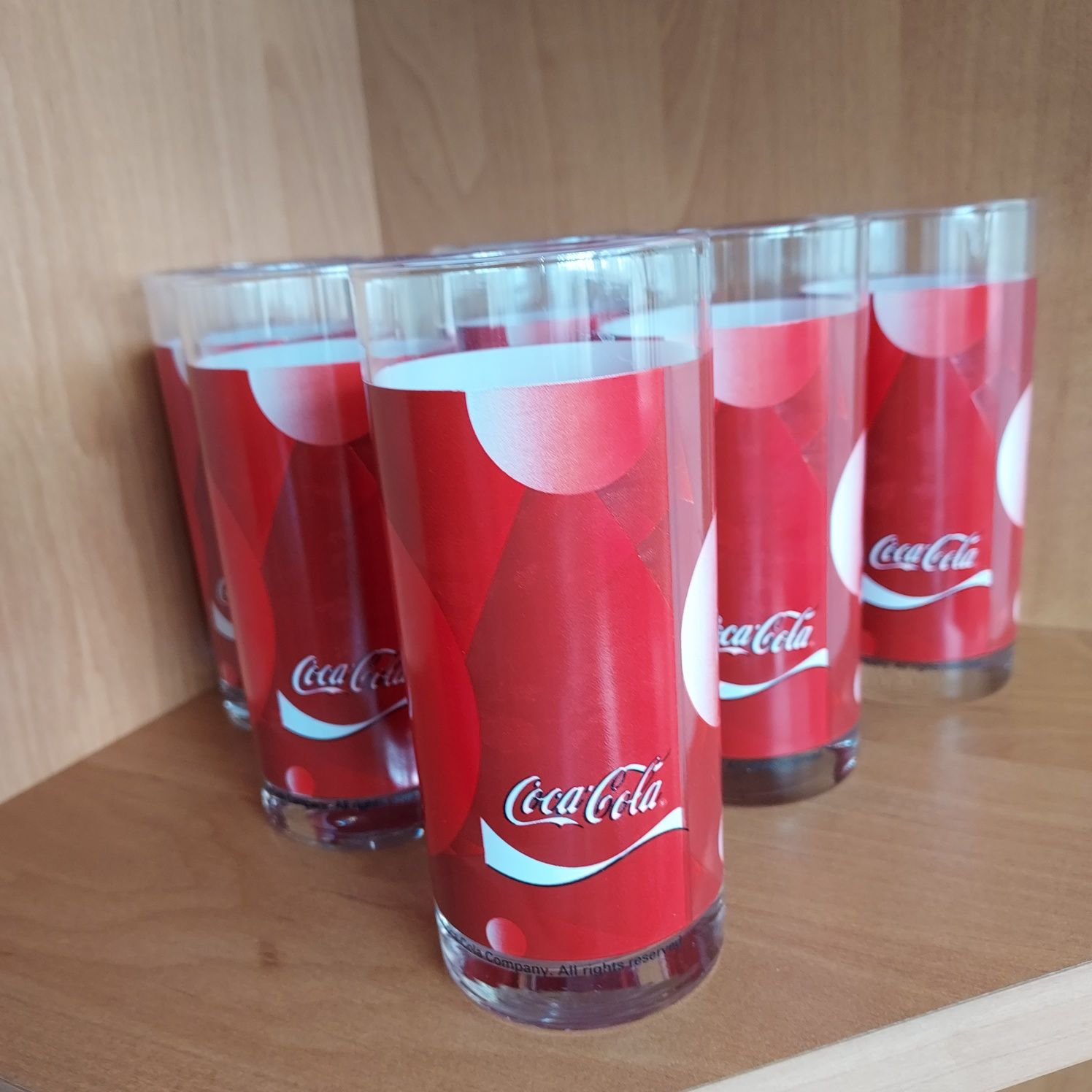 Szklanki Coca-Cola