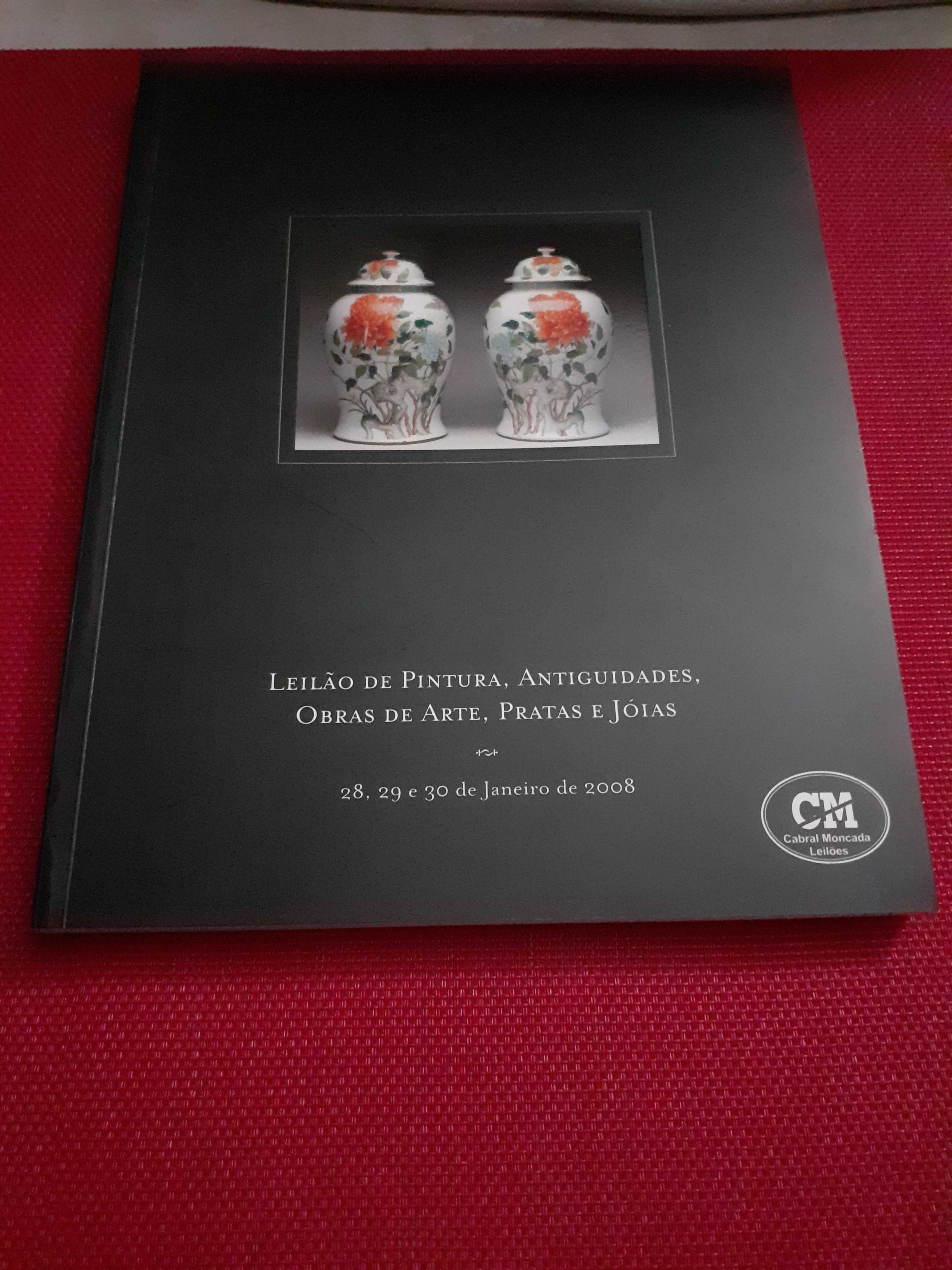 Conjunto de 4 Catálogos  "Cabral Moncada Leilões "