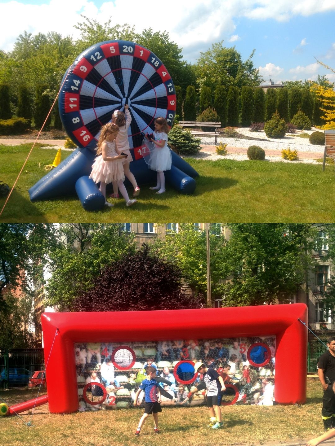 Dmuchańce zjeżdżalnia zamki dmuchane  kule wodne trampoliny