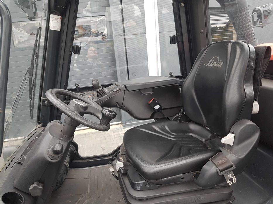 Wózek widłowy Linde H50T-02 19r Wolny SKOK, Pozycjoner Kabina H45 H40
