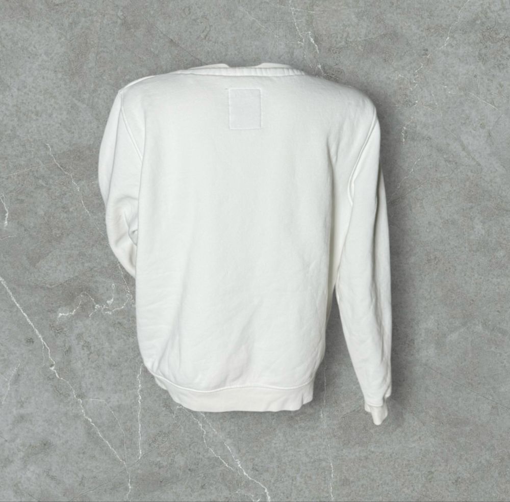 Biała bawełniana bluza Nasa Alpha Industries